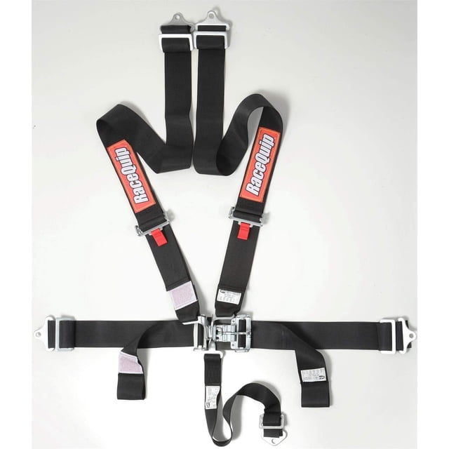 Arnés de carreras RaceQuip 711001 con certificación SFI 16.1 negro