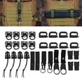 thumbnail image 3 of Molle Attachments Buckle Water Bottle Buckle Accessories Carabiner Elephant Hanging Buckle 30 Pcs Backpack Outdoor Nylon Outside Rucksack Leather Buckle Bagpack  Nylon Buckle, 3 of 7