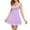 Lavender, variant on Women Sexy Sleepwear Lace Chemise Lingerie V Neck Nightgown Full Slip Nighties Spaghetti Strap Nightwear