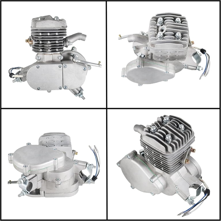 Motorizing 2 Stroke Bike Motor 80cc 2-Stroke Bicycle Engine Kit - Single Cylinder ...