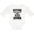 thumbnail image 3 of Inktastic Future Scuba Diver Boys or Girls Long Sleeve Baby Bodysuit, 3 of 5