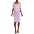 thumbnail image 2 of Oh! Mamma Women’s Maternity T-Shirt Dress, 2 of 6