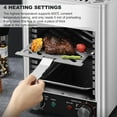thumbnail image 3 of Electric Steak Grill, Portable Indoor Countertop Oven,10min Timing & Temperature Adjustment Max Heats up to 800, Broiler Countertop Grill for BBQ/Toast/Broil Chicken/Beef/Vegetables, 3 of 8