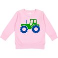 thumbnail image 2 of Inktastic Cute Green Tractor Toddler Sweatshirt, 2 of 4