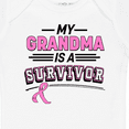 thumbnail image 4 of Inktastic My Grandma is a Survivor Breast Cancer Awareness Boys or Girls Baby Bodysuit, 4 of 5