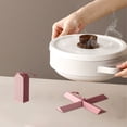 thumbnail image 2 of Xihbxyly Tapete Aislante Plegable, Manteles Individuales Creativos de Sílice para Platos Calientes, Almohadillas de Cocina Impermeables y Resistentes Al Aceite, Fáciles de Limpiar y Guardar, para Usa, 2 of 7