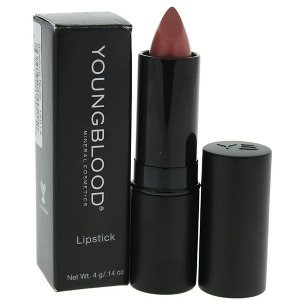 Lápiz labial Mineral Creme - Blushin Nude de Youngblood para mujeres - Lápiz labial de 0,14 oz Youngblood Youngblood Lipstick - Blushin Nude Lápiz labial Dama 0.14oz