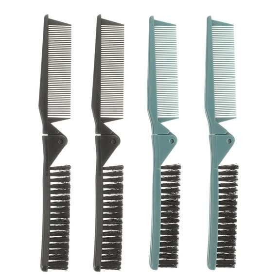 4pcs Hair Brush Travel Combs Portable Folding Combs Combs for Daily Use