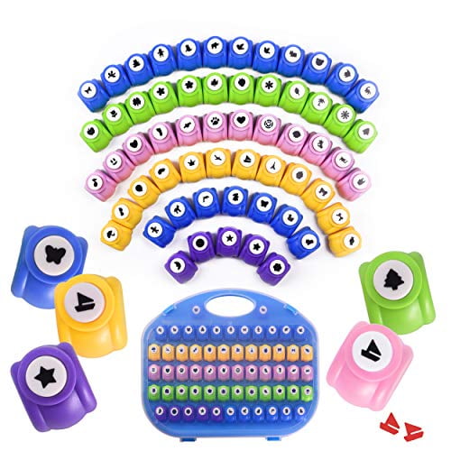 Shape Paper Punch Set School Scrapbooking Paper Punchers for Arts and Crafts Hole Punch