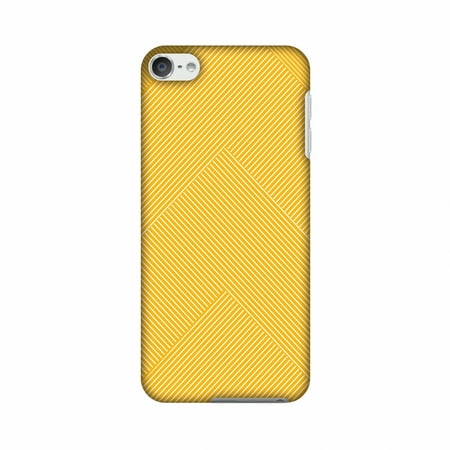 Ipod 4 Cases Zebra Print iPod Touch 6th Generation Case, Premium Slim Fit Handcrafted Printed Designer Hard Snap On Shell Case Back Cover for iPod Touch 6th Gen - Carbon Fibre Redux Cyber Yellow 4 ()