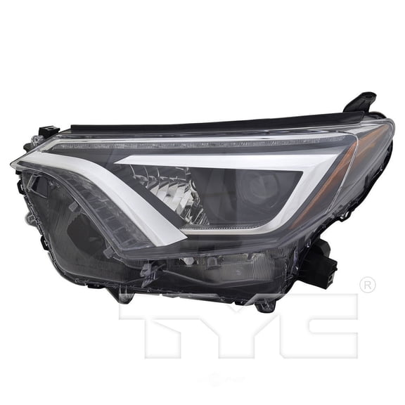 TYC 20-9792-00-9 Capa Certified Headlight Assembly Fits select: 2016 TOYOTA RAV4 LIMITED, 2017 TOYOTA RAV4 LIMITED/SE/PLATINUM