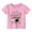 Pink, variant on WOYY Toddler Girls Graphic T-Shirt Short Sleeve Crewneck T Shirt Summer Casual Tshirt