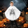 thumbnail image 5 of Zylarhe Kids Halloween Jumpsuits Dance Themed Stage Performance Party Outfit Playful Home Wear for Toddlers White 6-7 Years, 5 of 8