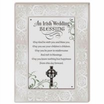 Irish Wedding Blessing Wall Plaque