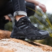 GHSOHS Mens Shoes Casual Sneakers for Men Wide Width Platform Sneakers Men's Fashion Sneakers Autumn Winter Hiking Shoes High Top Climbing Hiking Outdoor Shoes Sports Running Shoes Size 40