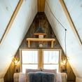 thumbnail image 3 of Kiven 1-Light Plug in Pendant Light,Industrial Hanging Light with 15FT Cord, Remote Control, Dimmable Ceiling Pendant Light Black Finish Gold Inner, 3 of 7