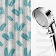 thumbnail image 5 of Yhmxh Shower Curtain 71x71 inch, Premium EVA 6G Thickened Shower Curtain Liner with Rustproof Grommets, Waterproof Shower Curtain with 12 Shower Curtain Rings Weighted Hem for Bathroom, 5 of 6