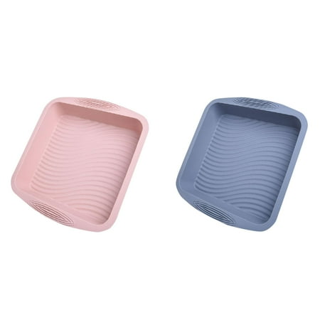 

Square Cake Pan 8x8 Baking Pan Pan Nonstick Silicone Cake Silicone Baking For Cakes Rice And Lasagnas Candy Coating Funnel Cake compatible with Machine for Kids Funnel Cake Tractor Cake Pan Valentine