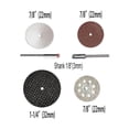 thumbnail image 4 of 63 unids Diamante Rueda de corte Cuchillas de sierra circular Resina Cortar Disco de madera Trabajo Metal Mini Taladro Accesorio de herramientas, 4 of 7