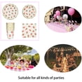 thumbnail image 2 of Tableware Dinnerware Paper Plates Napkins Cups Disposable Dinner Dessert Plates for Birthday Party Suppplies, 2 of 4
