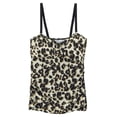 thumbnail image 1 of Regatta Womens Aceana III Leopard Print Tankini Top, 1 of 5