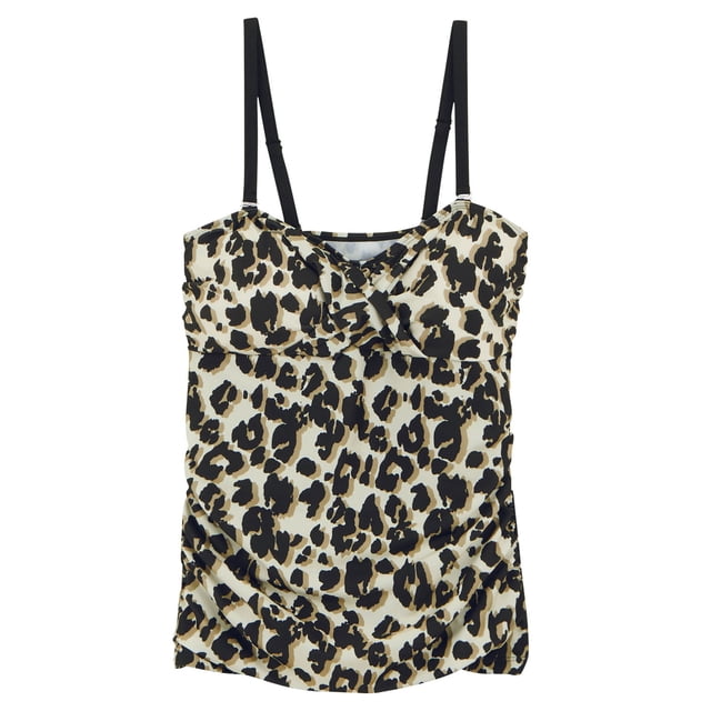 Regatta Womens Aceana III Leopard Print Tankini Top