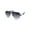 Black Gold Smoke, variant on Mens Luxury Exposed Lens Half Rim Racer Mob Sunglasses Gold Brown