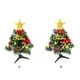 thumbnail image 4 of Wosthever Paquete de árbol de Navidad Adornos de baratijas de árbol Decoración navideña Decoraciones festivas Suministros navideños Kits de decoración para fiestas Árboles verdes y con, 4 of 6