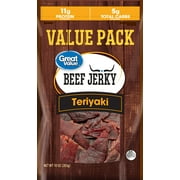 Great Value Teriyaki Beef Jerky Value Pack, 10 Oz.