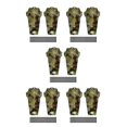thumbnail image 1 of Greeniant 1 par de guardabarros de plástico para bicicleta de montaña, guardabarros para Dirtboard, piezas decorativas para ciclismo, camuflaje Camuflaje 5piezas Greeniant CBP135895, 1 of 6