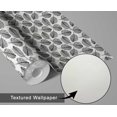 thumbnail image 6 of S4Sassy Peel & Stick Textured Vinyl Wallpaper, Petite Leaf Cluster Print Contact Paper Waterproof - Black, 25"x60", Removable Modern Wall Covering for Home Decor in Bedrooms & Living, Renter Spaces, 6 of 9