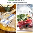 thumbnail image 5 of Vacuum Sealer Bags, 50 Pcs Quart Size 8" x 12" Commercial Grade PreCut Bag, Food Vac Bags for Storage, Meal Prep or Sous Vide, Suitable all Type Machine, 5 of 5