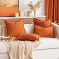 thumbnail image 4 of Wehilion 2pcs Linen Throw Pillow Covers Decorative Square Pillow Covers Farmhouse Style Boho Cushion Covers Natural Beige Pillow Covers with Fringe for Living Room, 4 of 14