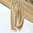 thumbnail image 2 of Kaemgyyd Pajamas Pants for Women Soft Comfy Fleece Pj Bottom Plush Loose Sleepwear Fuzzy Lounge Trousers for Winter, 2 of 6