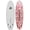 Red Hibiscus, variant on Surfboards.com Uhu 6' Soft Top Shortboard Surfboard with 3 Fins and Leash, Blue Camo