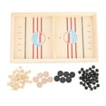 thumbnail image 3 of Table Hockey Game, Double-Sided Play Design Wood Material Desktop Hockey Game, Two-In-One Design Parents For Children S, 3 of 8