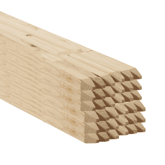 Garden Stakes,2FT Natural Wood Plant Stakes,36Pcs Plant Support Stakes Wood Sticks for Tomatoes,Beans,Flowers&Potted Plants,Indoor and Outdoor Climbing Plants