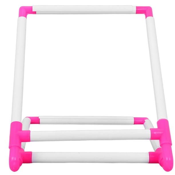 1 soporte de punto de cruz de PVC para escritorio, bastidor de bordado de punto de cruz.
