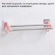 thumbnail image 2 of Wosthever Towel Rack Indoor Wall Mounted Organizer Kitchen Holders Holder Household Hanging Fixing Towels Steel Stainless Bathroom Juegos de accesorios de baño No.1, 2 of 6