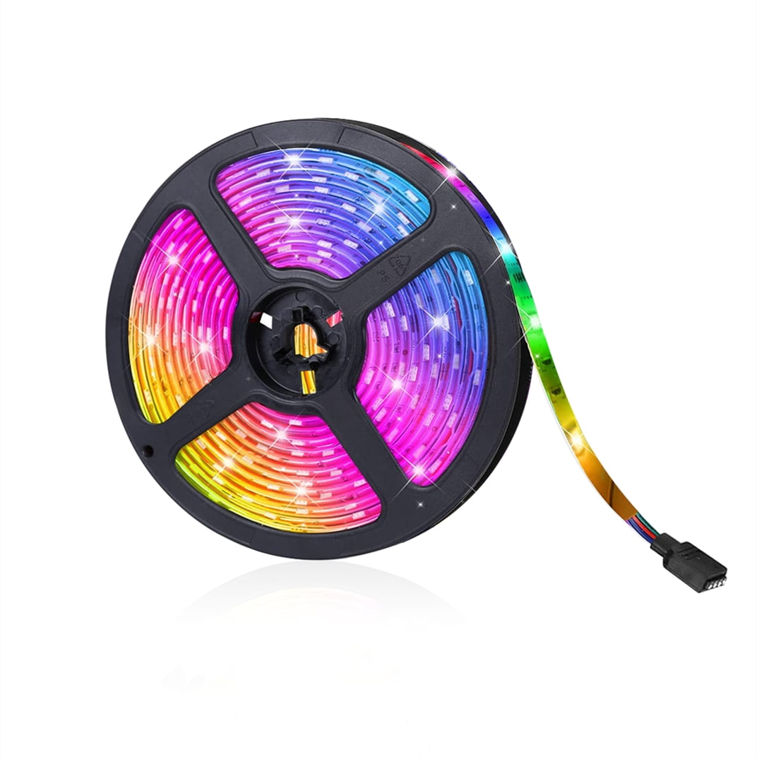 NIERBO LED Strip Lights, 16.4ft RGB LED Smart Light Strips with App Control, 5050 RGB 150 LED Lights for Room Party
