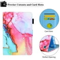 thumbnail image 4 of Fire HD 8 Case 10th Generation, Fire HD 8 Plus Case 2020, Allytech Slim Shell PU Leather Folio Flip Magnetic Auto Sleep Wake Shockproof Kickstand Case for Amazon Fire HD 8 2020, Colorful Painting, 4 of 6