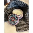 thumbnail image 5 of STARLIGHT- Peppermint Eucalyptus Scented Soy Wax Candle In Decorative Tin Box - Handmade, 5 of 6