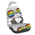 thumbnail image 1 of Wukai Panda with Sun glasses Full Set Car Seat Covers with Soft Padding Universal Auto Front Seats Protector and Cushion Mat, 1 of 5