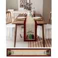 thumbnail image 6 of Table Runners 90 Inches Long Dress Scarves, Christmas Tree Farmhouse Coffee/Dining/Kitchen Table Runner for Living Room, Green Xmas Tree Red Black Plaid Rustic 13x90 Inch, 6 of 7