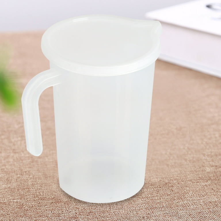 Luvan 1 Gallon Measuring Pitcher with Conversion Chart,134oz Clear Plastic  Measuring Cups for Oil,Fluid