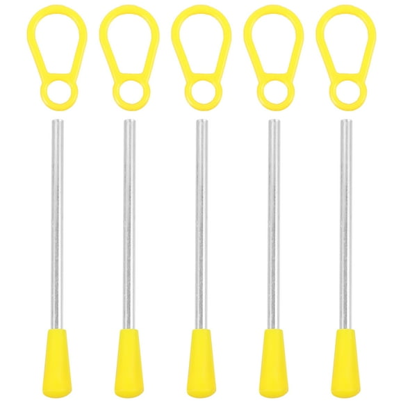 BRIGHTFUFU 1 Establecer triángulo de plástico Hammers de hierro Triángulo Triángulo de hierro Hammers de hierro Panguas de percusión de plástico