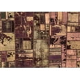 thumbnail image 1 of Ahgly Company Indoor Rectangle Patchwork Brown Transitional Area Rugs, 5' x 7', 1 of 4