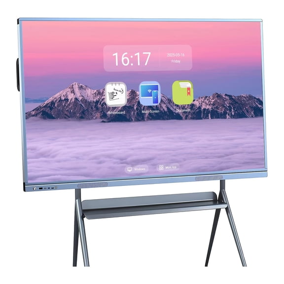 JYXOIHUB Smart Board 55 Inch Touch Screen Computer, Boost Productivity! All-in-One Interactive Whiteboard with Dual System & Cloud Sharing for Education & Conferences(Include Wall Mount)