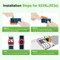 thumbnail image 4 of Cartuchos de tinta Toner H-Party 923 923XL 8130e 8120e para impresoras HP, 4 of 7