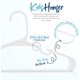 thumbnail image 2 of Utopia Home Paquete de 60 perchas para niños – Perchas de plástico para bebé de 11,5 pulgadas para armario – Perchas para niños para ropa y perchas para armario (blanco), 2 of 5